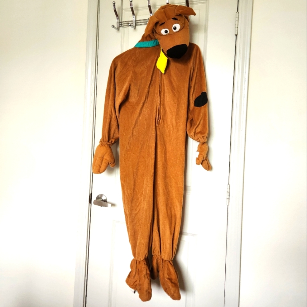 ScoobyDoo,Medium, Adult,dog,costume,Halloween,Scooby,Greatcond